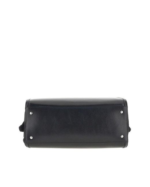Vivienne Westwood Black 'Shirley Holdall' Leather Bag