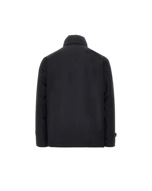 Herno Black Padded Gore-Tex Nylon Jacket for men