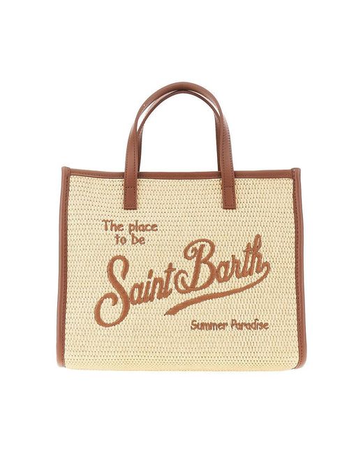 Mc2 Saint Barth Natural Medium 'Vivian' Bag Kids