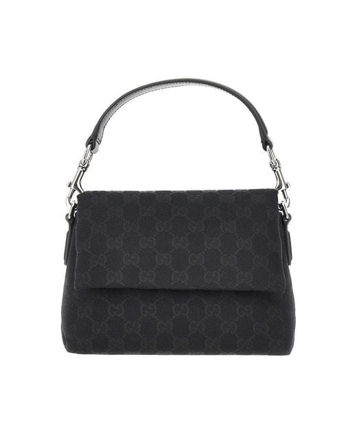 Gucci Black Gg Supreme Shoulder Bag for men