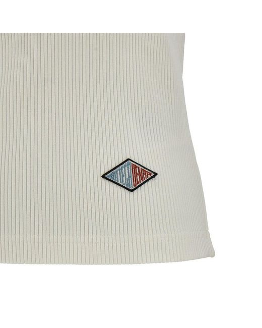 Bottega Veneta Gray Ribbed Cotton Tank Top