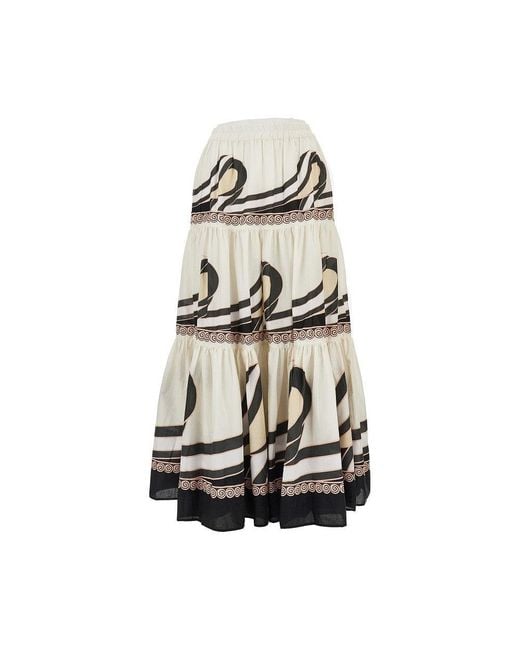 LaDoubleJ Multicolor Maxi Gonna