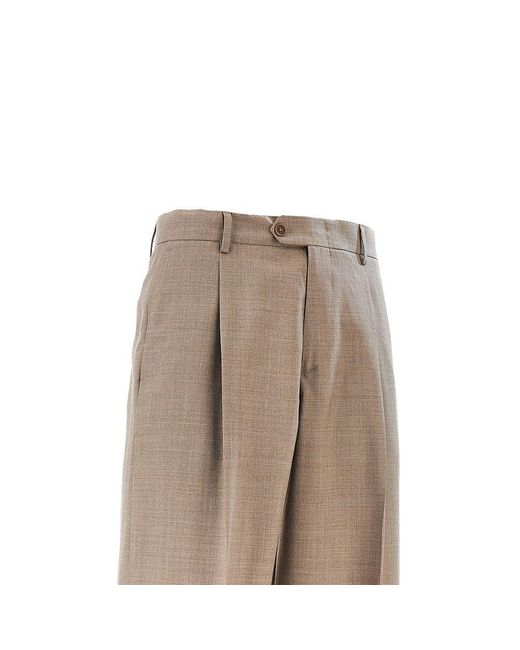 BRERAS Milano Natural 'Orazio' Pants With Dart for men
