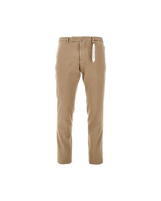 Santaniello Natural 'Evoluto' Stretch Cotton Pants for men