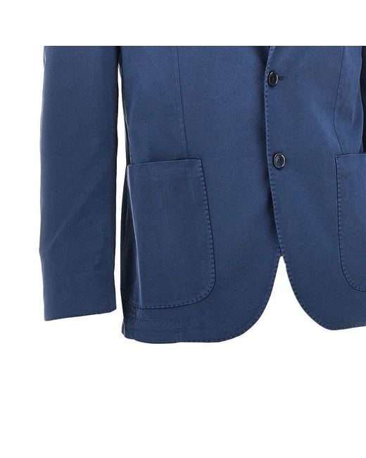 L.b.m. 1911 Blue L. B.M. 1911 'Jack' Cotton And Silk Tailored Suit for men