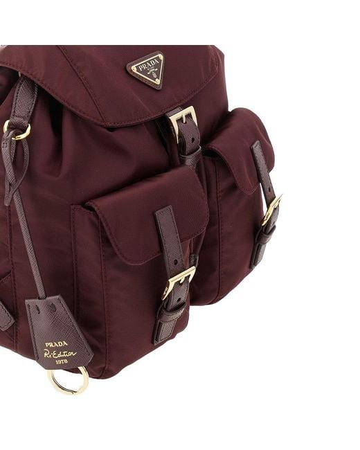 Prada Purple Small Re-Nylon Backpack