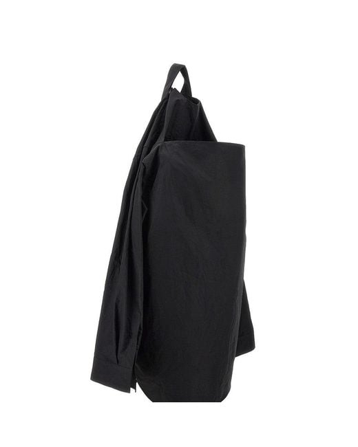 Balenciaga Black Suspended Shirt Effect Mini Dress