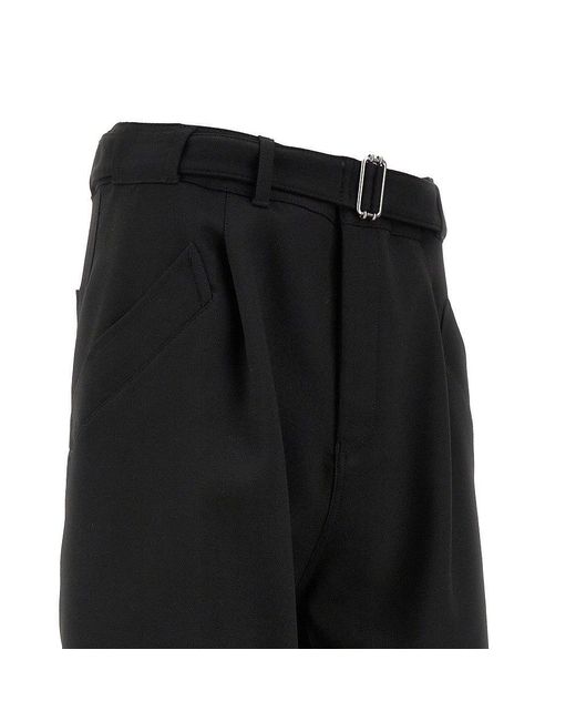 Emporio Armani Black Asv Twill Loose Fit Pants for men