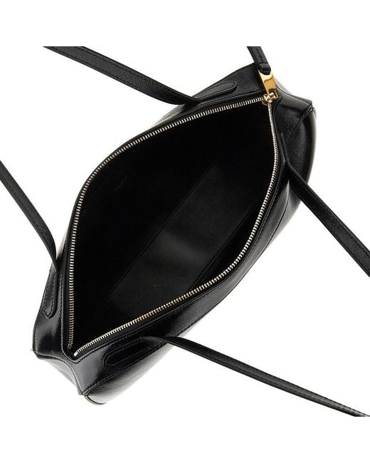 Khaite Black Patent Leather 'Simona' Bag