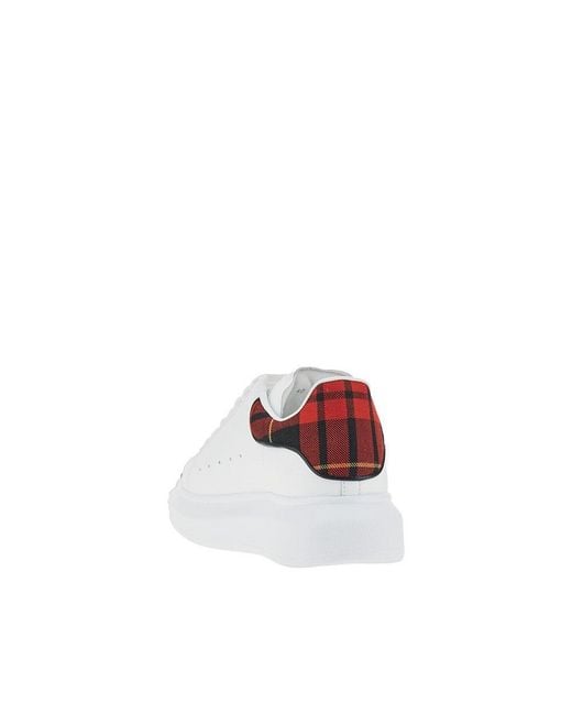 McQueen White Leather Oversize Sneakers for men