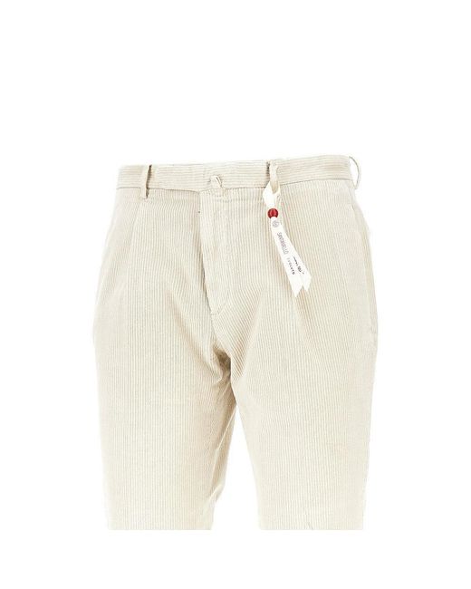 Santaniello Natural Corduroy 'Arechi' Trousers for men