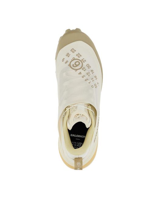 MM6 MAISON MARGIELA X SALOMON White Cross Dust Sneakers for men