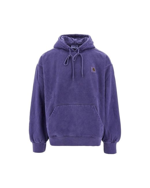 Carhartt Vista Bleached Out Hoodie in Purple for Men Lyst UK