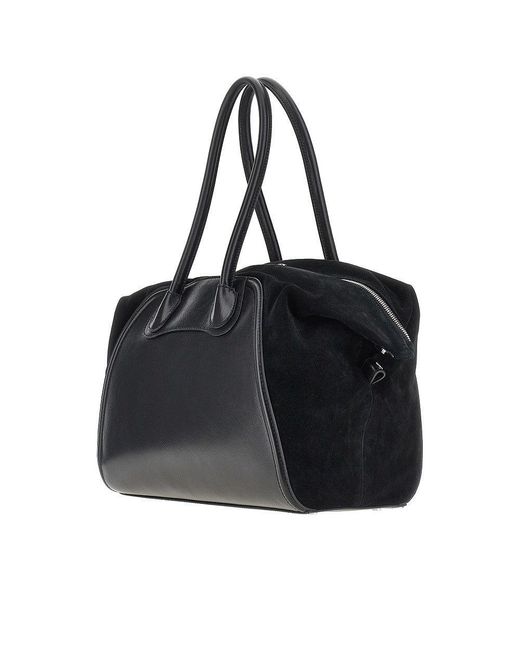 Vivienne Westwood Black 'Shirley Holdall' Leather Bag