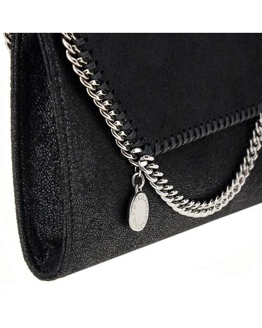 Stella McCartney Black Mini Falabella Crossbody Bag