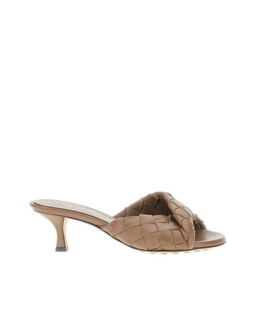 Bottega Veneta Brown 'Blink' Leather Mules
