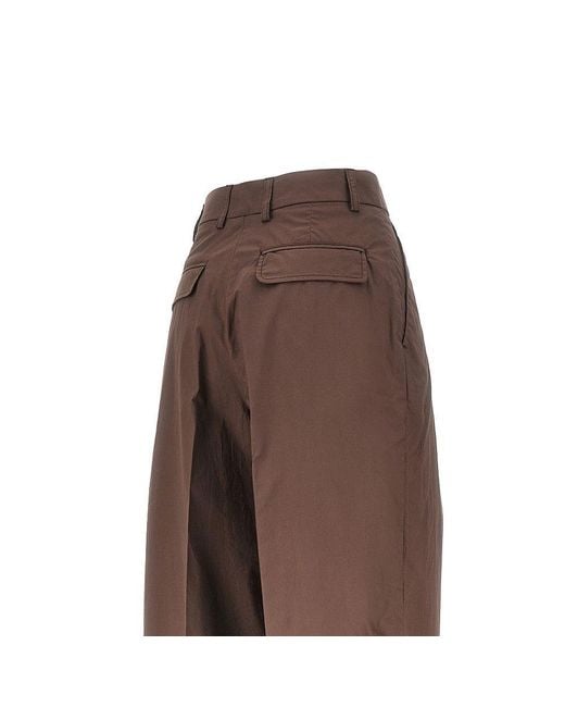 THE LATEST Brown 'Axel' Poplin Pants
