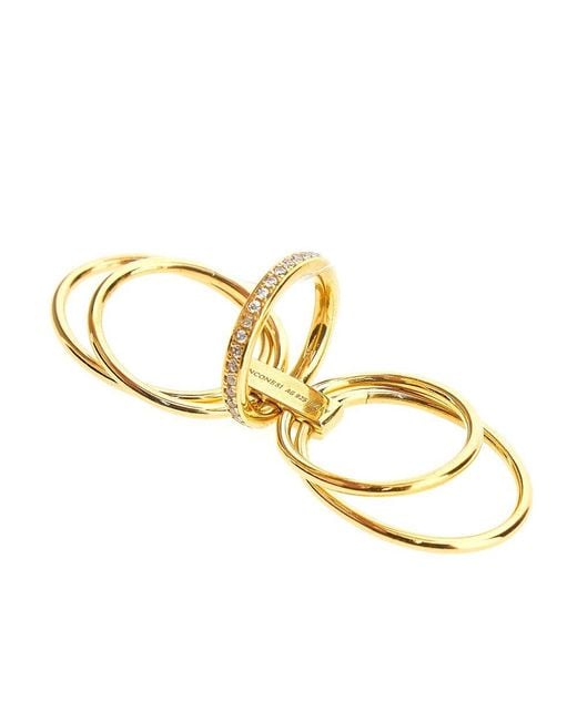 Panconesi Metallic 'Solar Crystal' Ring