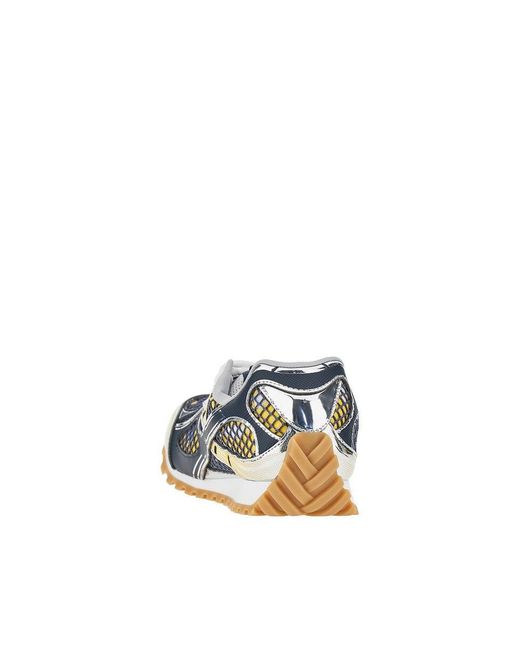 Bottega Veneta Blue 'Orbit' Sneakers for men