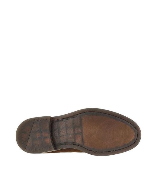 JUAN LACARCEL BY CALCE Brown Suede Leather Lace-Up Shoes for men