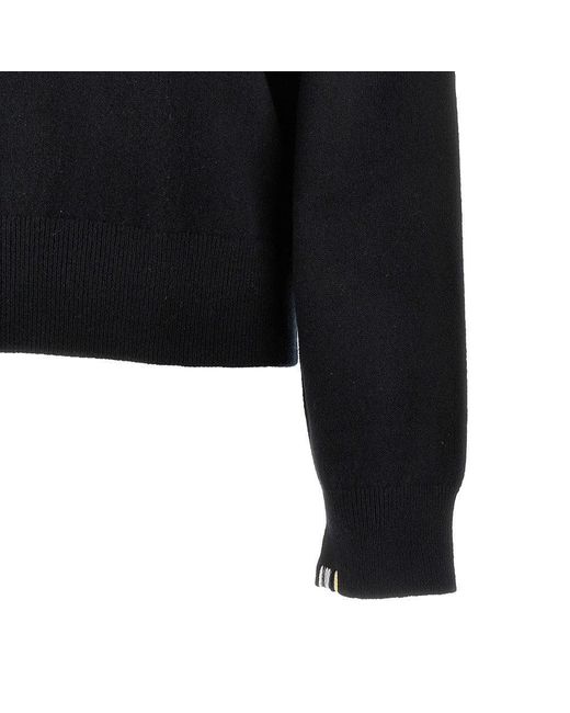 Extreme Cashmere Black 'N.424 Jacob' Cashmere-Blend Sweater