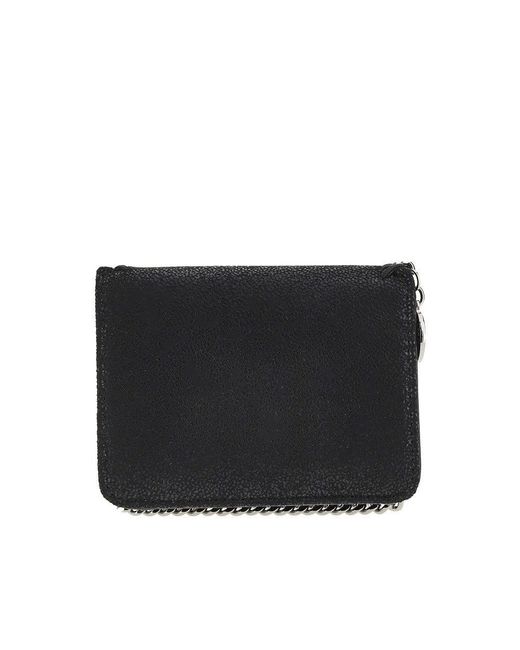 Stella McCartney Black 'Falabella' Bi-Fold Wallet
