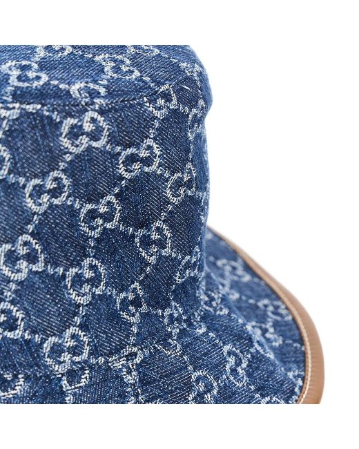 Cappello Bucket di Gucci in Blue