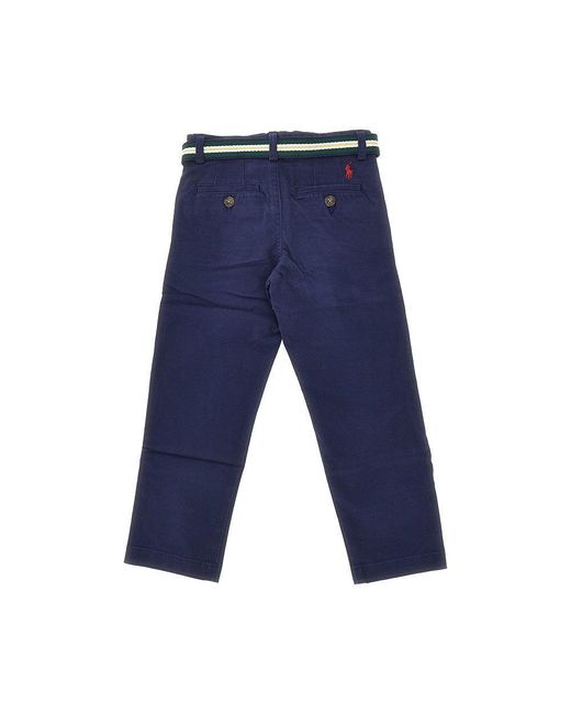 Ralph Lauren Blue Flex Abrasion Twill Pants Kids for men