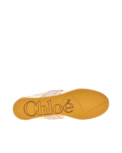 Chloé Natural 'Chloé Kick' Sneakers