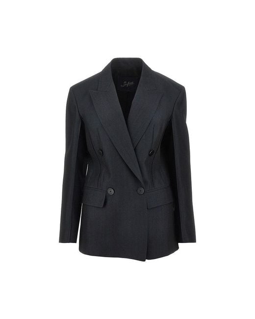 Seafarer Blue 'Carmen' Double-Breasted Jacket