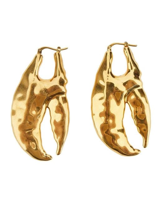 Jacquemus Metallic 'Homard' Earrings
