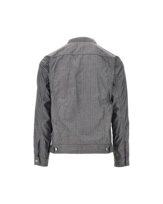 Junya Watanabe Gray X Levi's Pinstriped Jacket for men