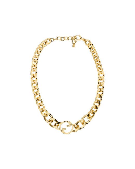 Gucci Metallic ' Blondie' Chain Necklace