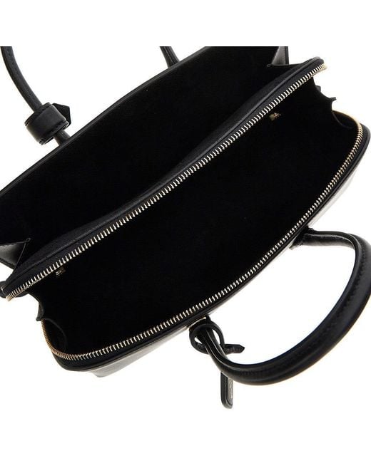 Alaïa Black Box Leather Small 'Delta' Bag