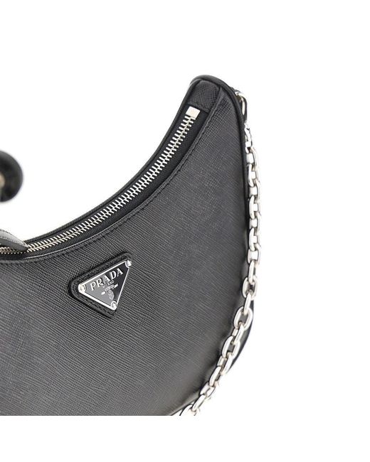 Prada Black Saffiano Leather Re-Edition 2005 Bag