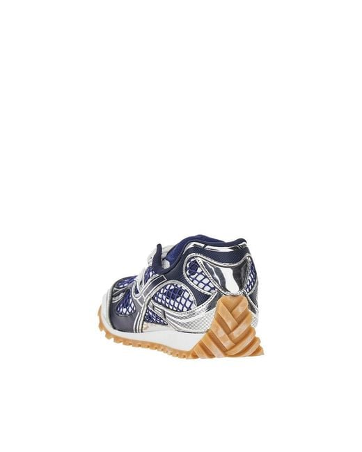 Bottega Veneta Blue 'Orbit' Sneakers for men