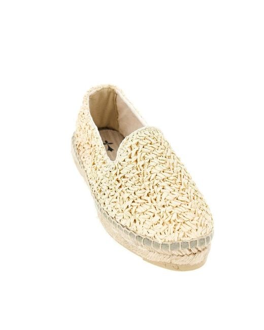 Manebí Natural Woven Raffia Espadrilles