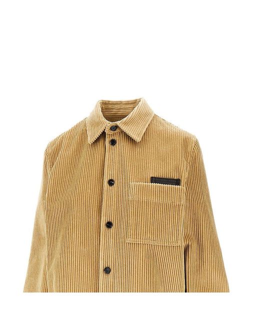 Camicia di Bottega Veneta in Natural