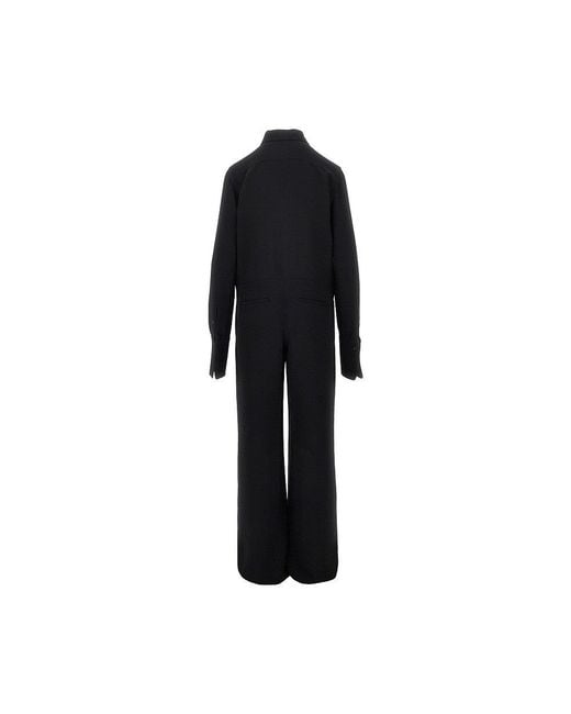 Fendi Black Silk Cady Jumpsuit