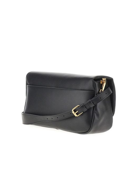 Pinko Black Love Bag Click Soft Horizontal Handle Bag