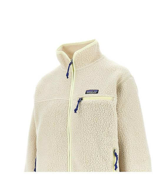 Patagonia Natural 'Retro' Fleece Jacket