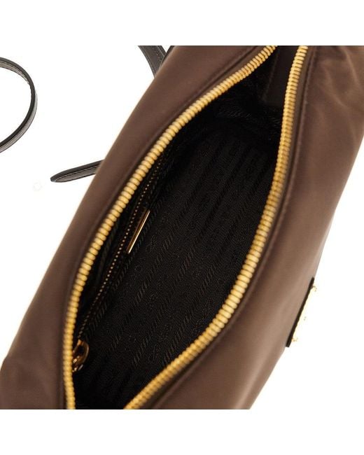 Prada Brown Re-Nylon Mini Chérie' Bag