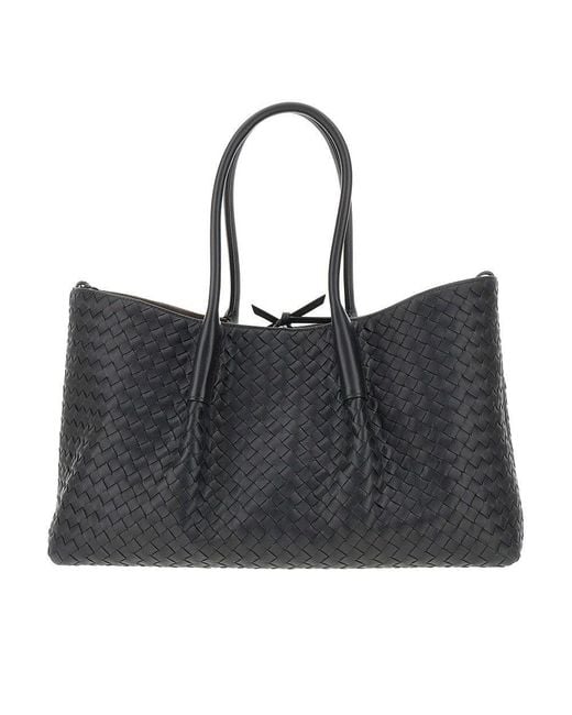 Bottega Veneta Black 'Pinacoteca' Reversible Leather Bag