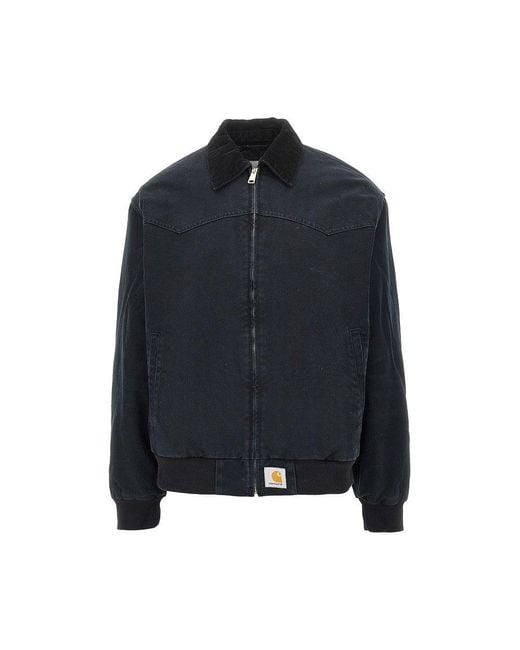 Obey Blue Axis Sherpa Jacket for men