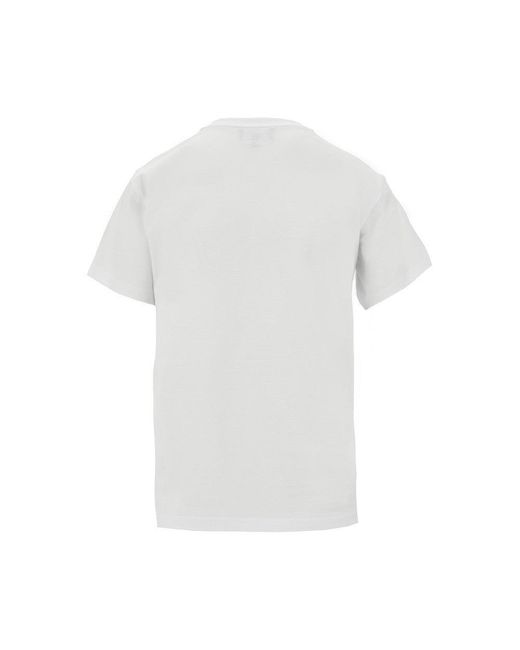 Emporio Armani White Asv Organic Cotton T-Shirt