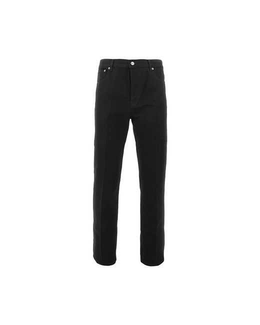 Gucci Black Jeans With Horsebit Detail for men