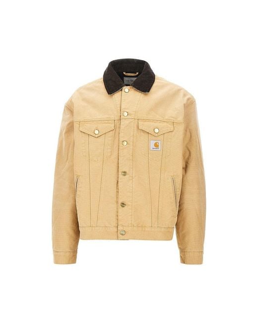 Carhartt Natural Canvas Trucker Jacket for men