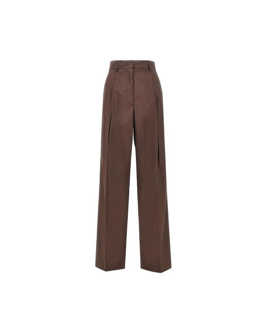 THE LATEST Brown 'Axel' Poplin Pants