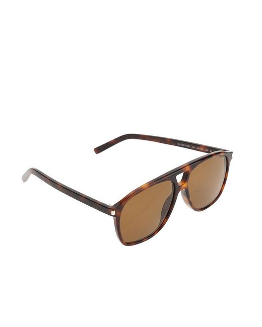Saint Laurent Brown Sl 596 Dune Sunglasses