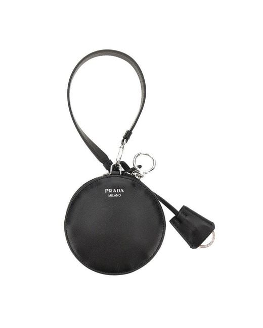 Prada Black Re-Nylon And Leather Foldable Mini Bag